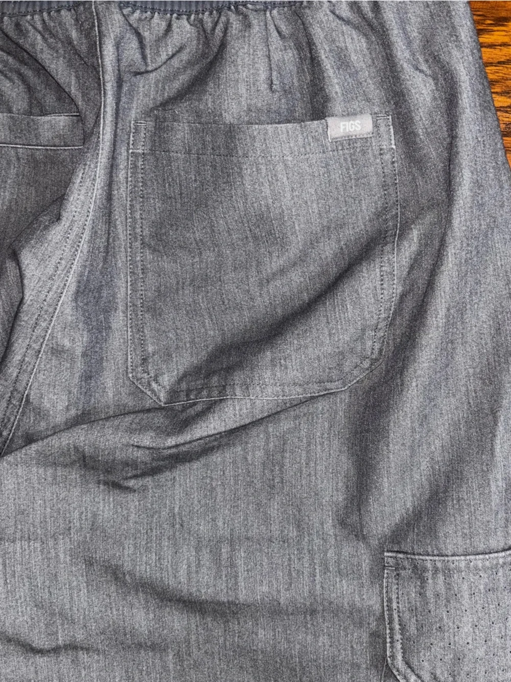 Figs Technical Collection Scrub Pants Men's Graphite Grey Cargo Nursing Bottoms